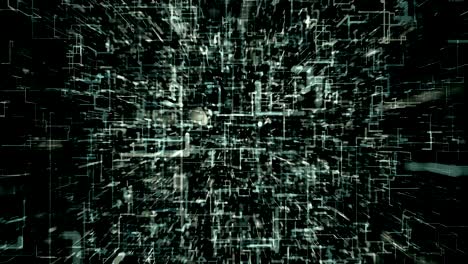 crescita della rete futuristica 4k.