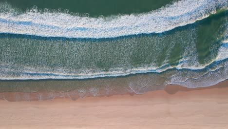 ondulación de las olas del mar