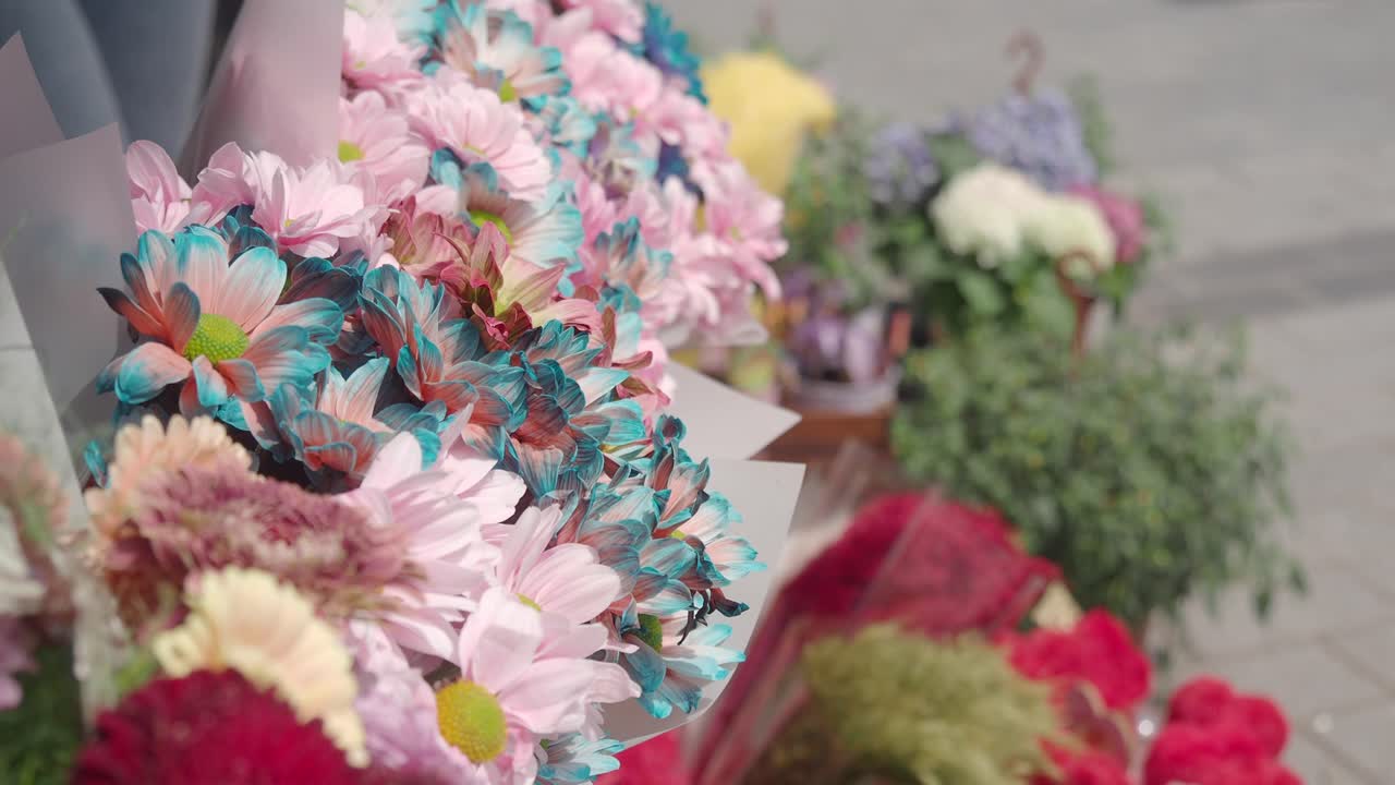 Colorful Flower Bouquet Display