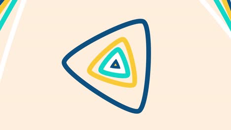 fondo de bucle abstracto minimalista dibujado a mano
