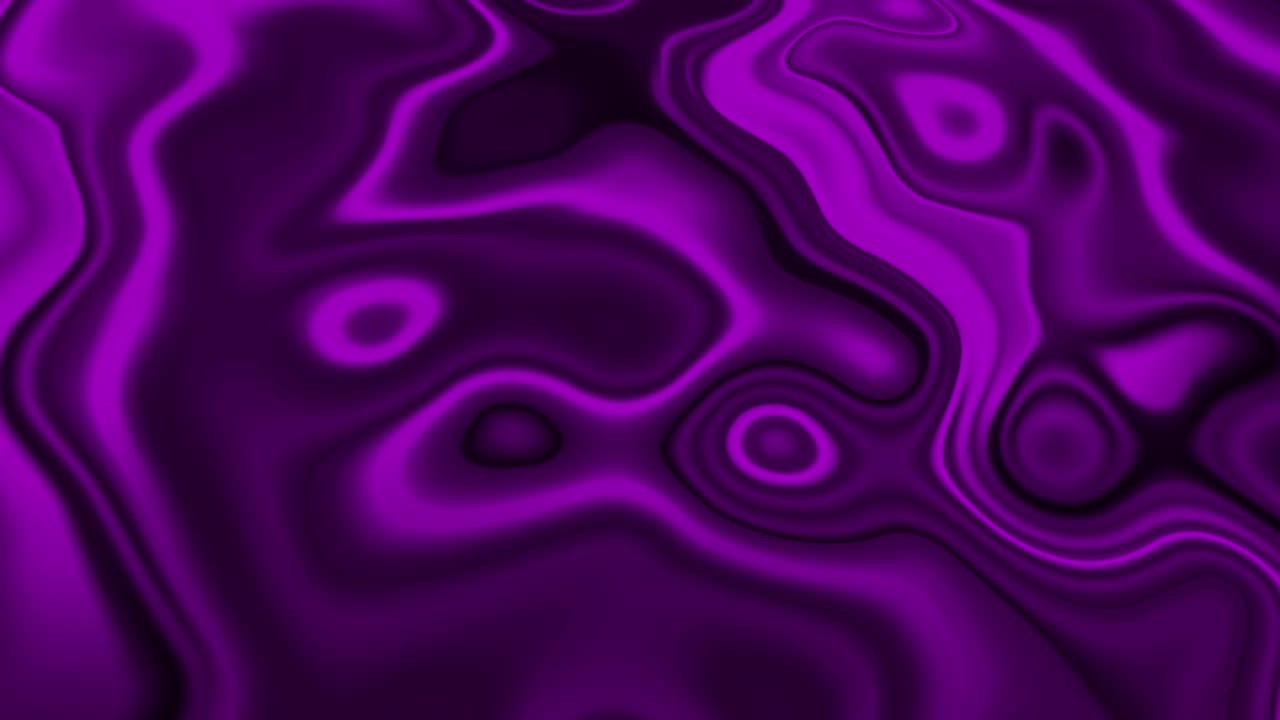 Fond abstrait ondulé liquide 3D de couleur violette. Fond animé liquide ondulé