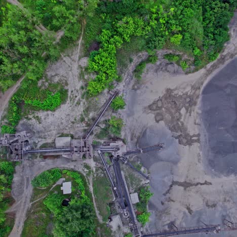 minería a cielo abierto, minería de carbón, vertederos, canteras, trabajos de la industria extractiva