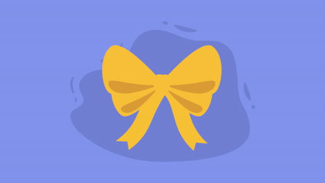 yellow bow illustration