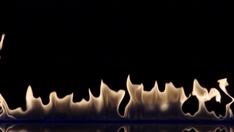 abstract fire patterns on black background