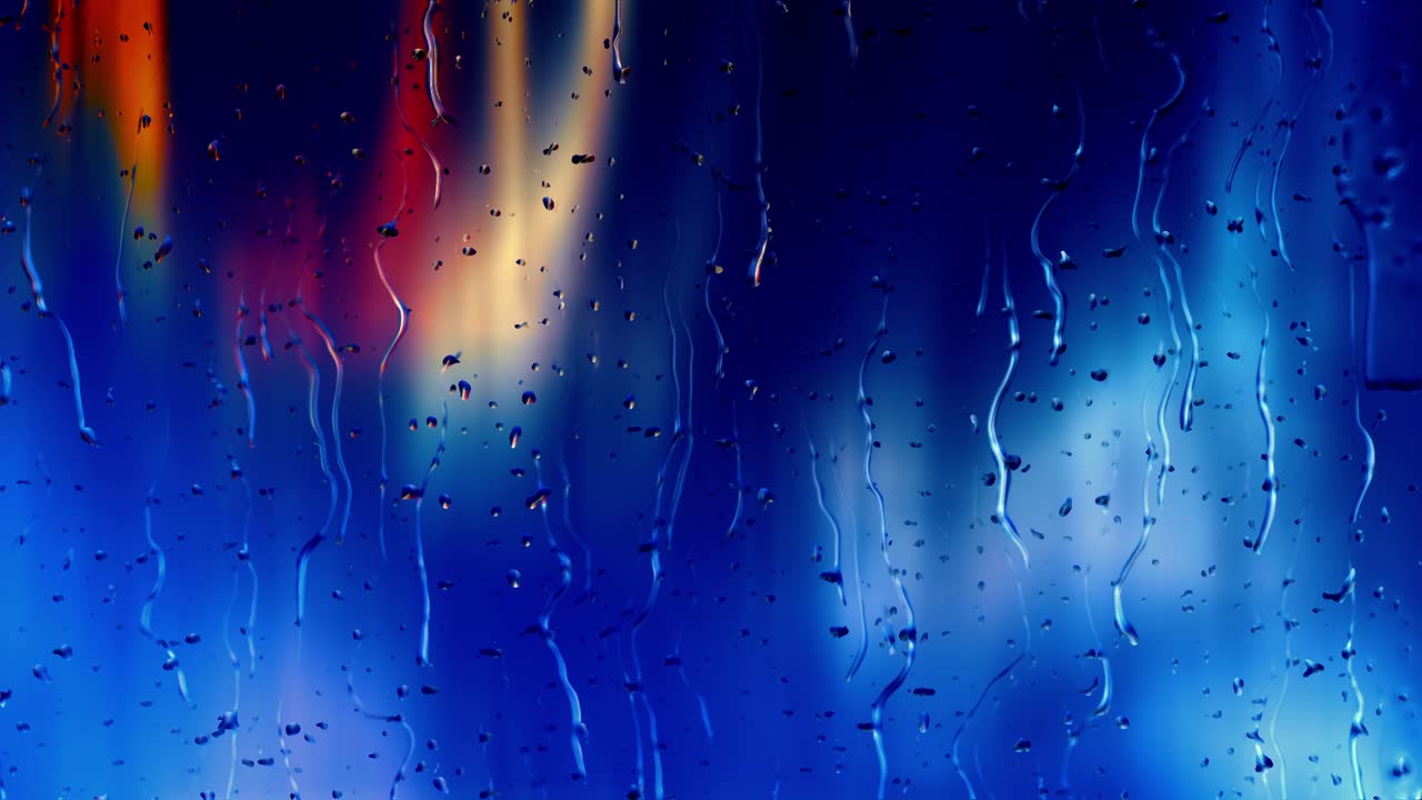 fondo abstracto con animación de lluvia que cae