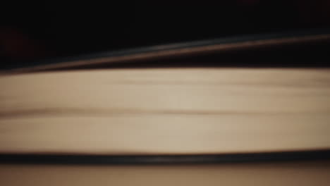 primer plano de las páginas abiertas del libro