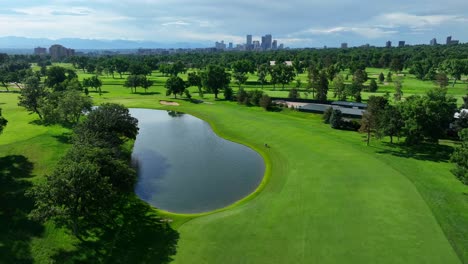 water feature in denver country club