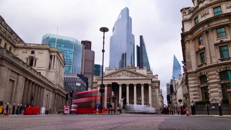 Timelapse-Del-Banco-Bishopsgate-De-Londres-En-Un-Día-Nublado