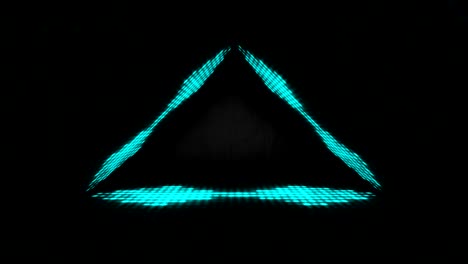 4k glowing stage blue neon lights - loopable stock video
