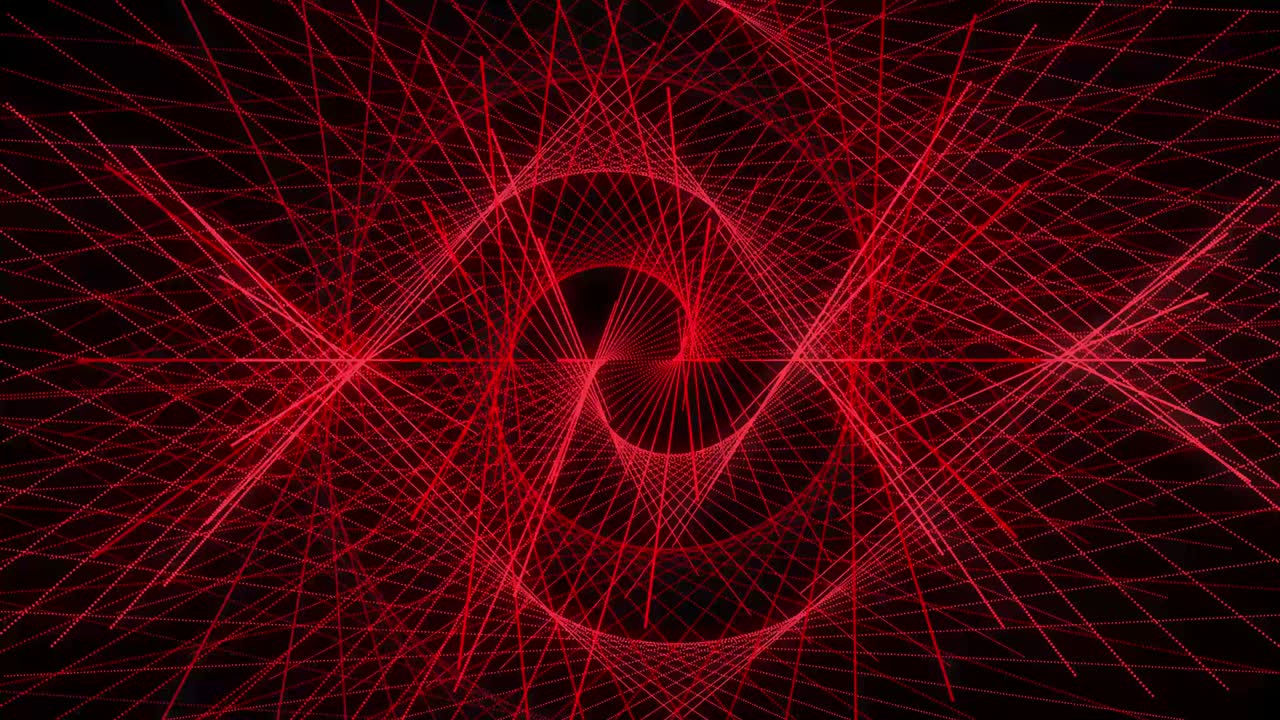 cambio de color del arco iris animación de patrón de forma de punto