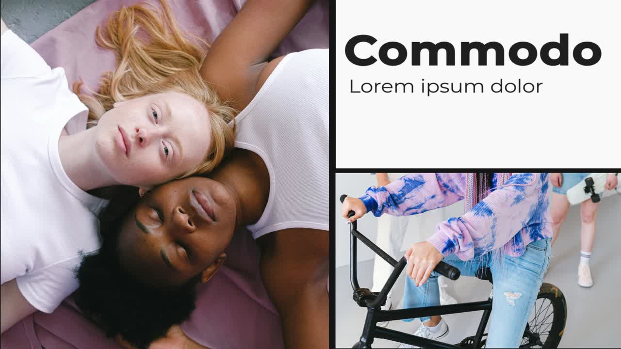 Collage of people, graffiti, and text layouts