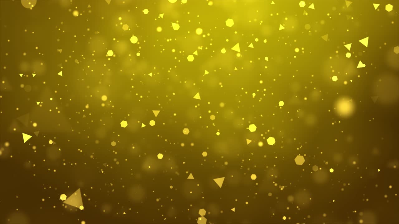 Golden Geometric Abstract Background