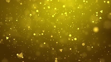 golden geometric abstract background