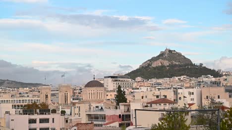 lycabettus hill, athens, greece, europe