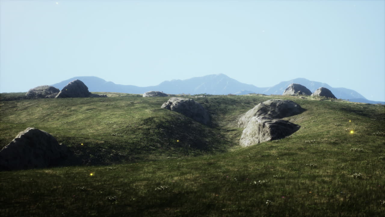 산 골짜기 에서 해 가 지는 것