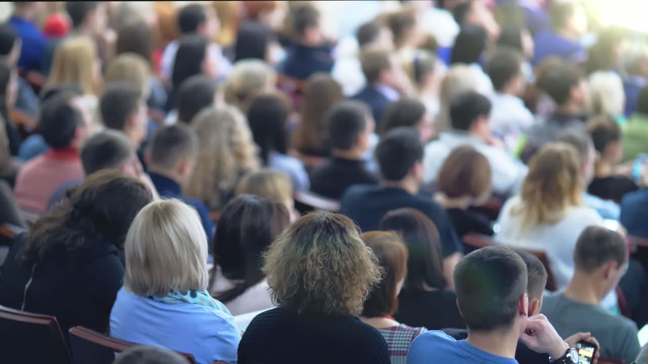 Large Audience at a Conference or Meeting