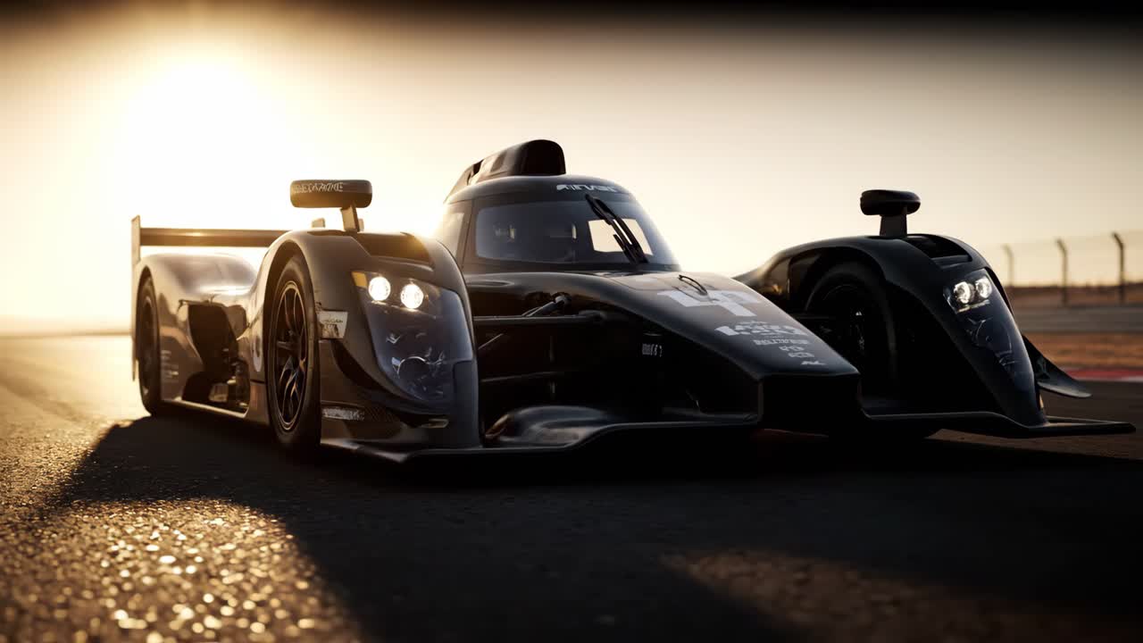 Race Car on the Track