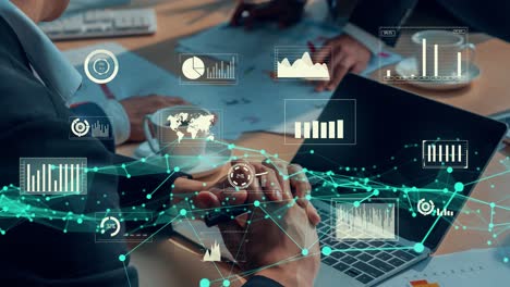 tecnología creativa de análisis de datos empresariales
