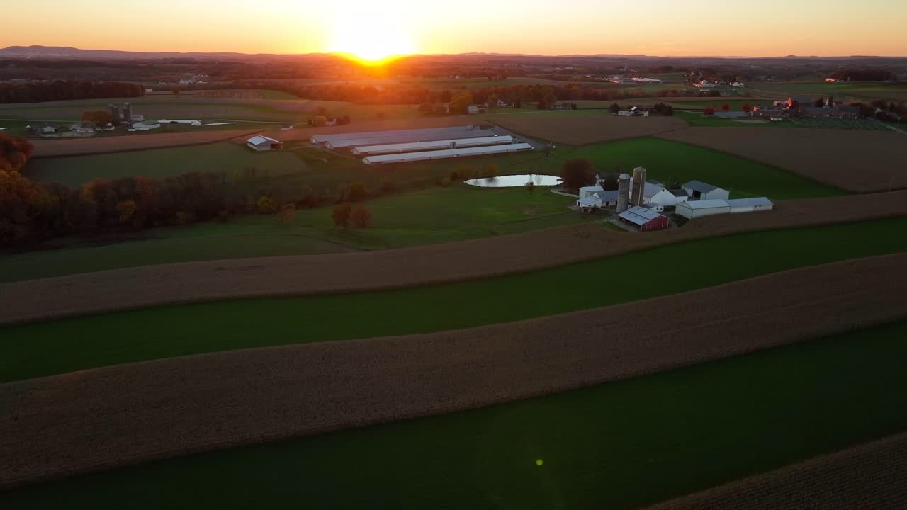 agricultura en las zonas rurales del condado de lancaster, pennsylvania