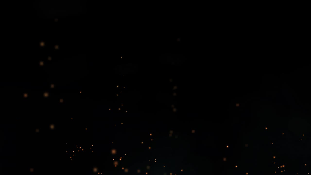 la partícula de brillo bokeh flotan en el aire con el mago tienen capa profundidad de campo.3d renderización y simulación efecto de partícula oro brillo magia y humo movimiento suave incluyen ruta alfa.