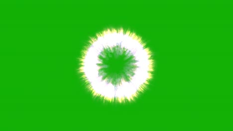 gráficos de movimiento del portal de ciencia ficción con fondo de pantalla verde