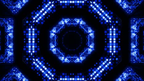 bucle de corredor de fondo azul
