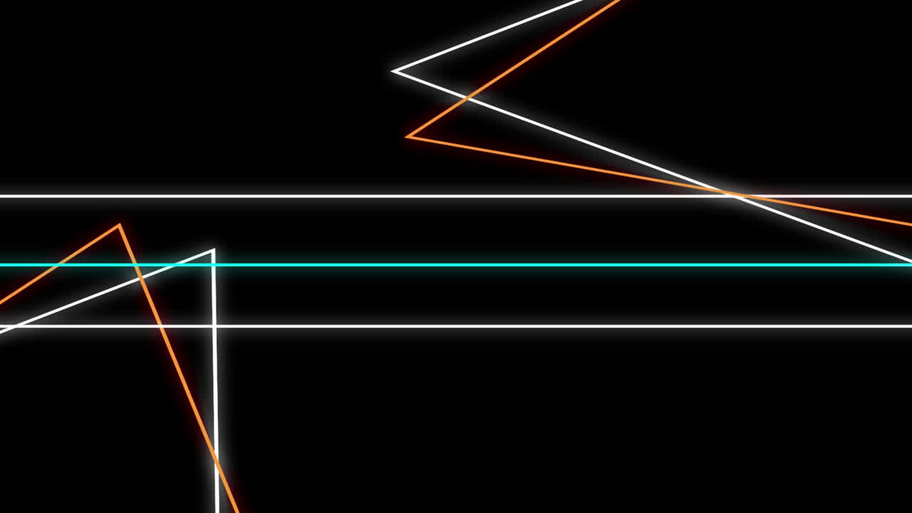 formas geométricas sobre un fondo negro