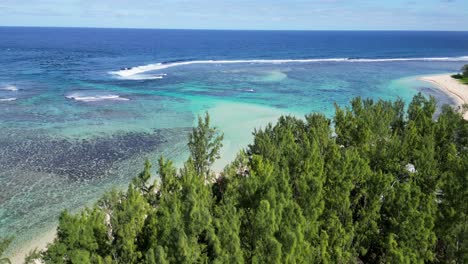 la playa de riambel en port louis en la isla de mauricio