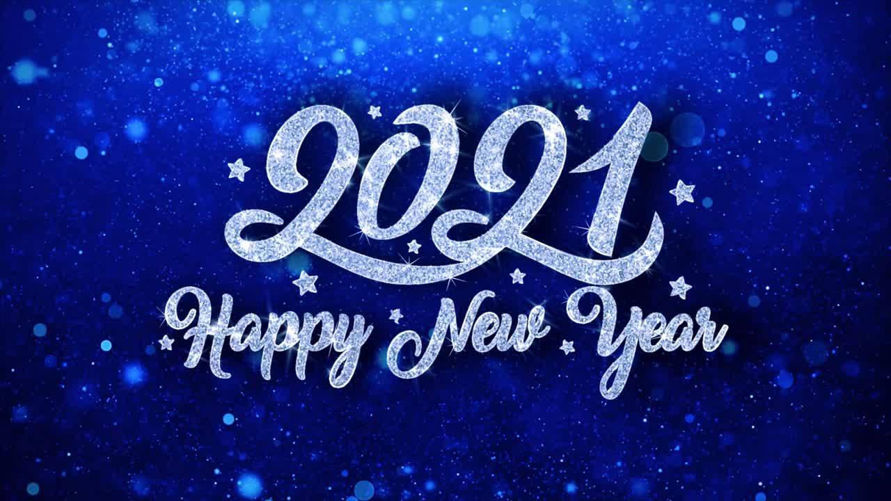 Frohes Neues Jahr 2021 Grafikdesign