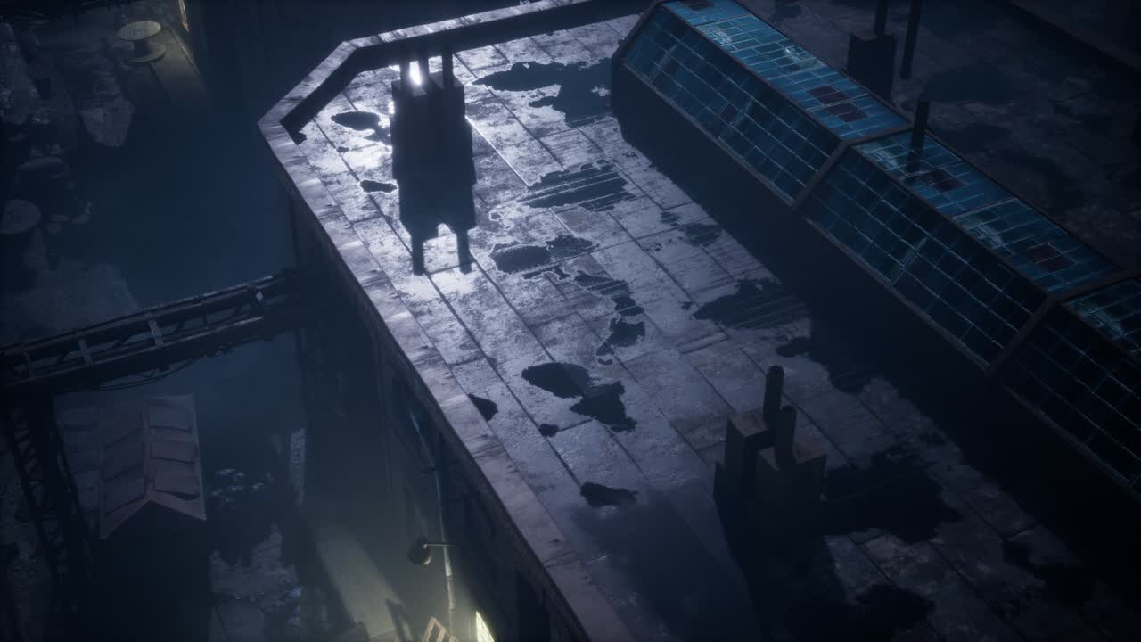 vista aérea de la vieja fábrica