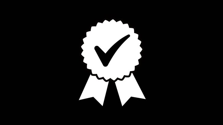 Approval check icon and approved certified icon animation certified seal icon morality values moral