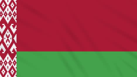 belarus flag waving cloth background, loop