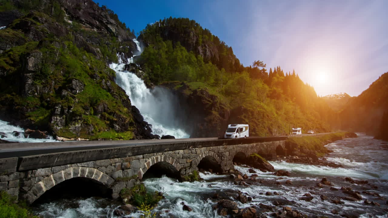Cascata di Latefossen, Norvegia