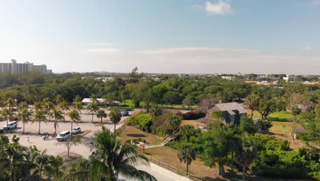 Parque-Dubois-Y-Vista-Aérea-De-La-Entrada-De-Júpiter,-Florida,-Estados-Unidos