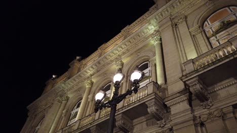 colon theater, magnificent architecture of buenos aires, argentina city at night, famous opera house of south america