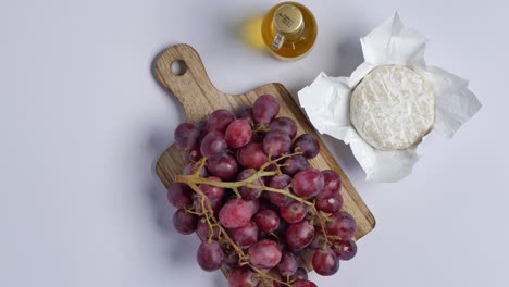 camembert cheese on a bowl on table ,