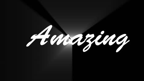 amazing text animation message motion graphics