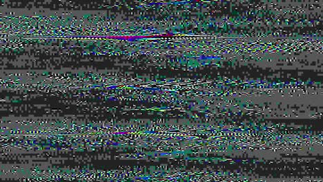 glitch defect analog tv signal error pixel noise