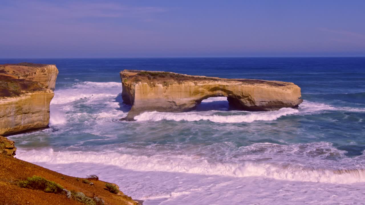 The remains of London Bridge archway on Victoria's Great Ocean Road