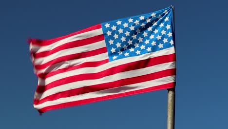 American-Flag-Blowing-In-Strong-Wind