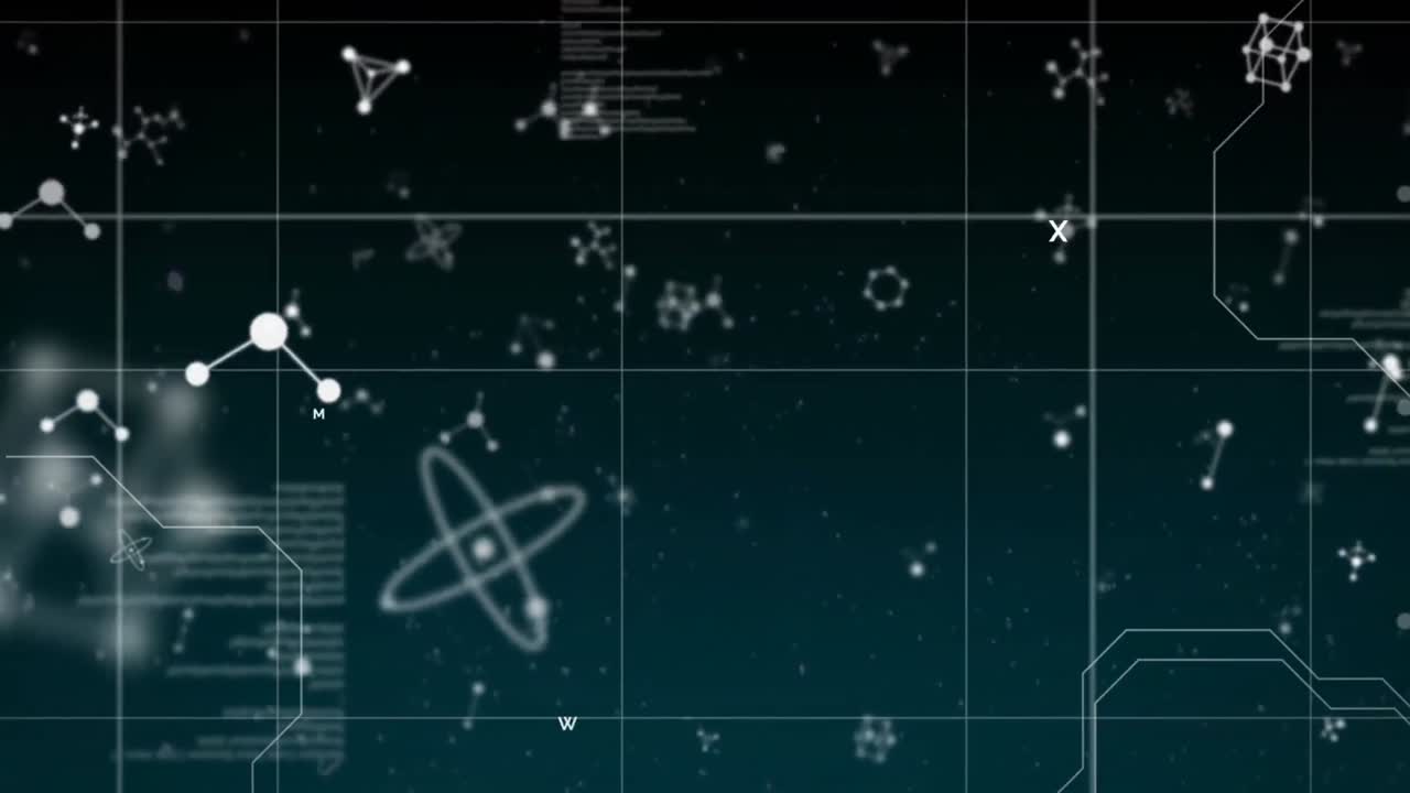 분자의 애니메이션과 데이터 처리