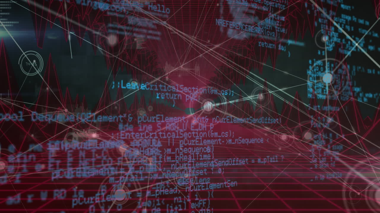 연결 네트워크의 애니메이션과 데이터 처리