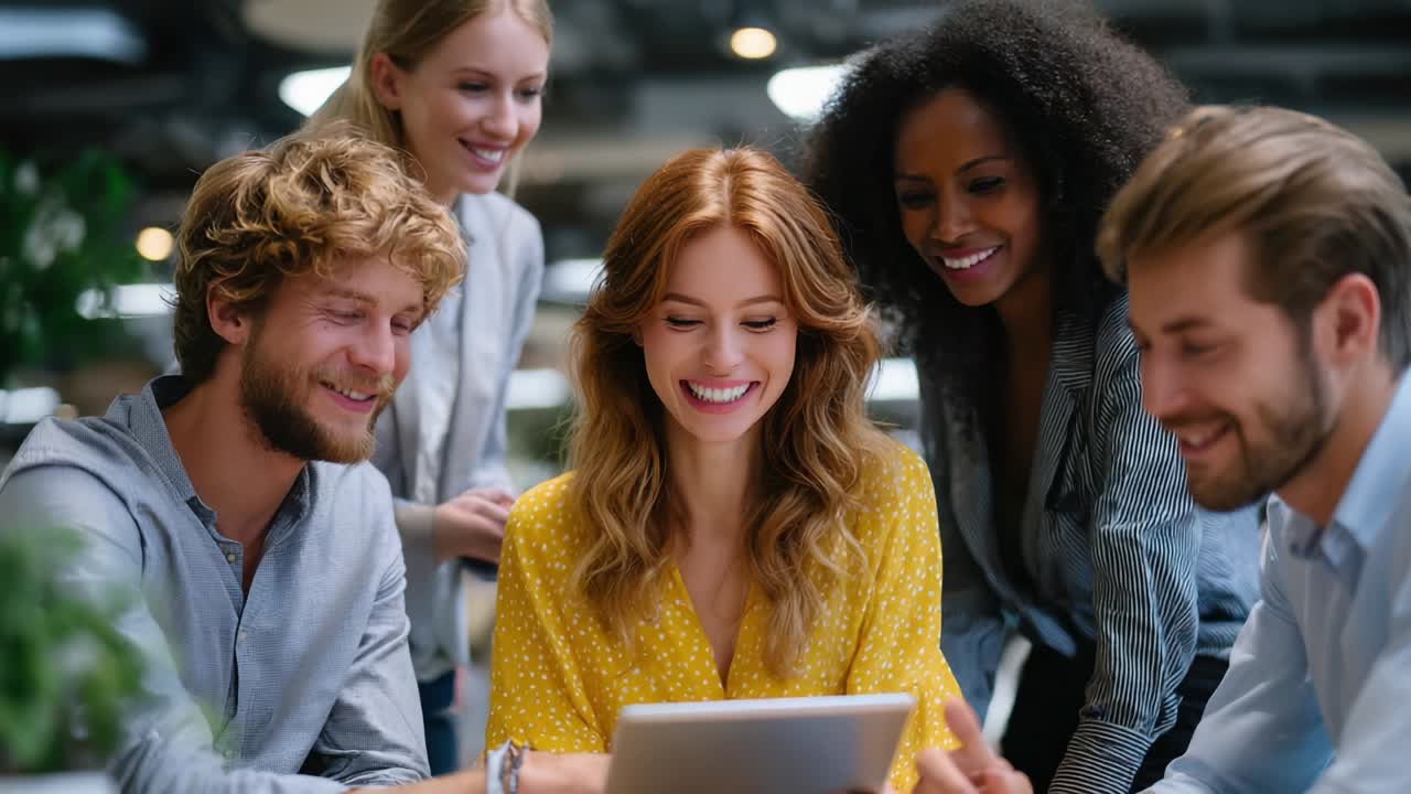 Collaborative business team meeting