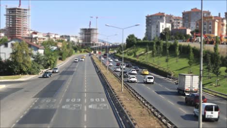 tráfico por carretera urbano