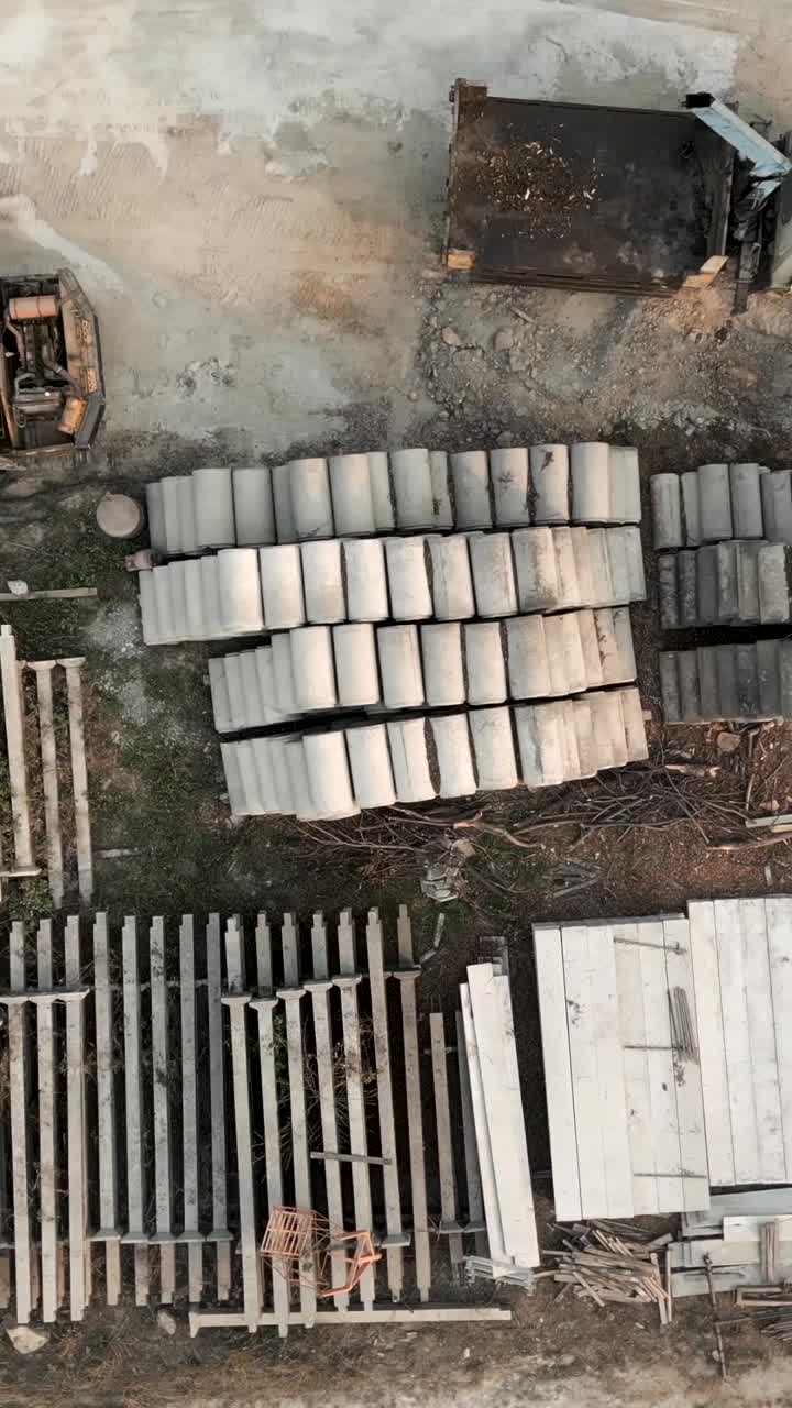 Construction materials storage