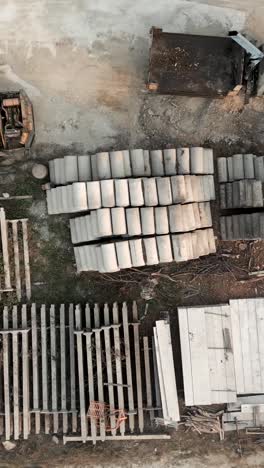 construction materials storage