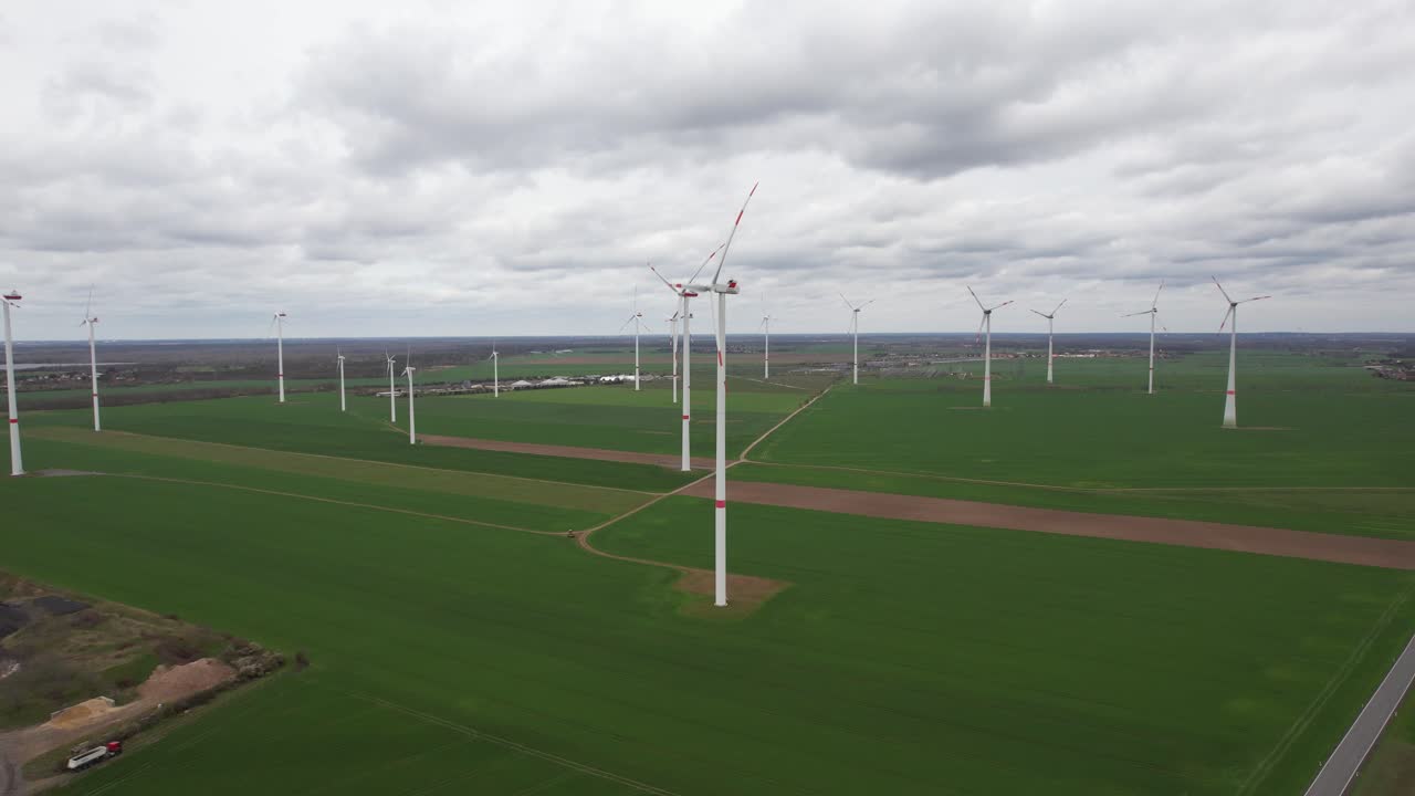 Renewable source of energy, 
wind turbines