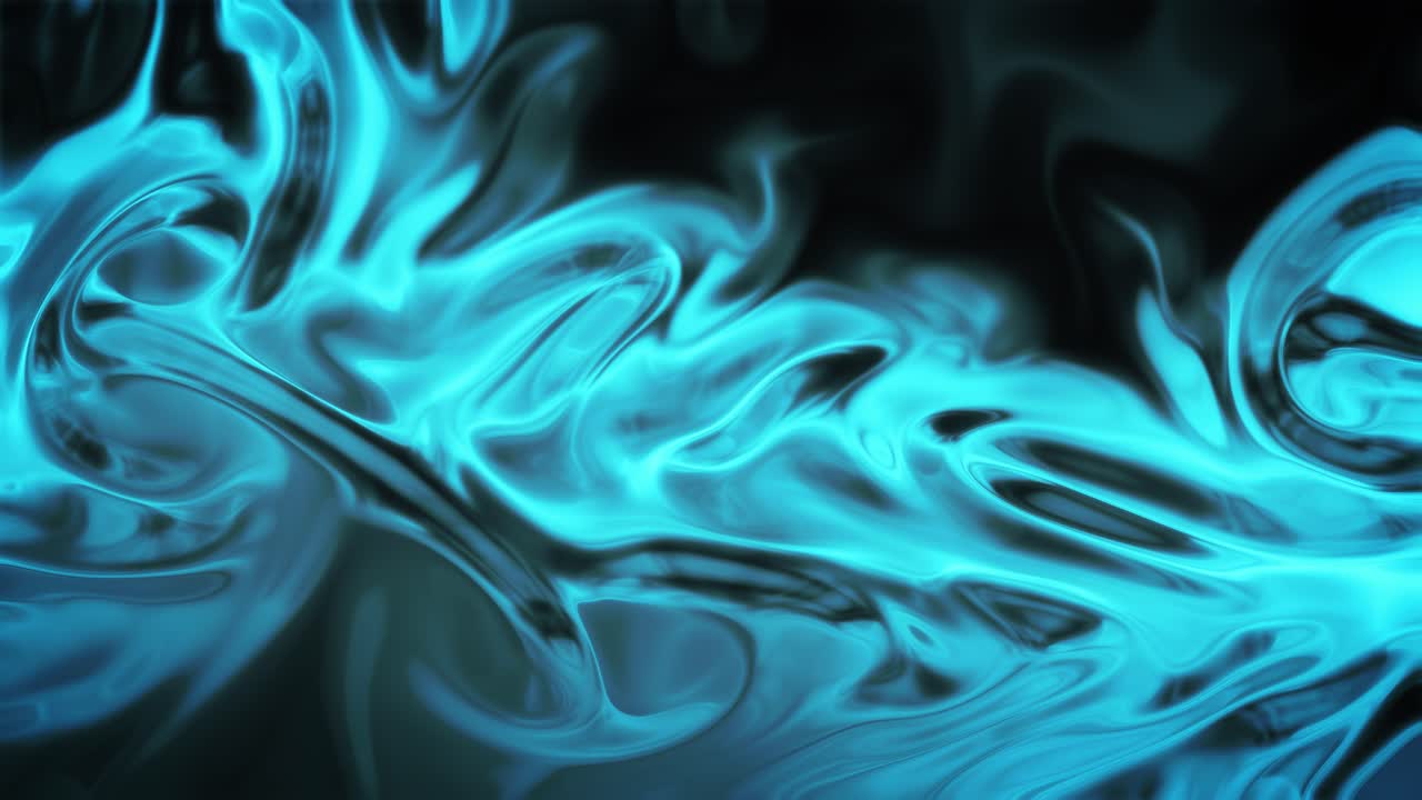 Psychedelic Cyan Blue Dynamic Backdrop. abstract