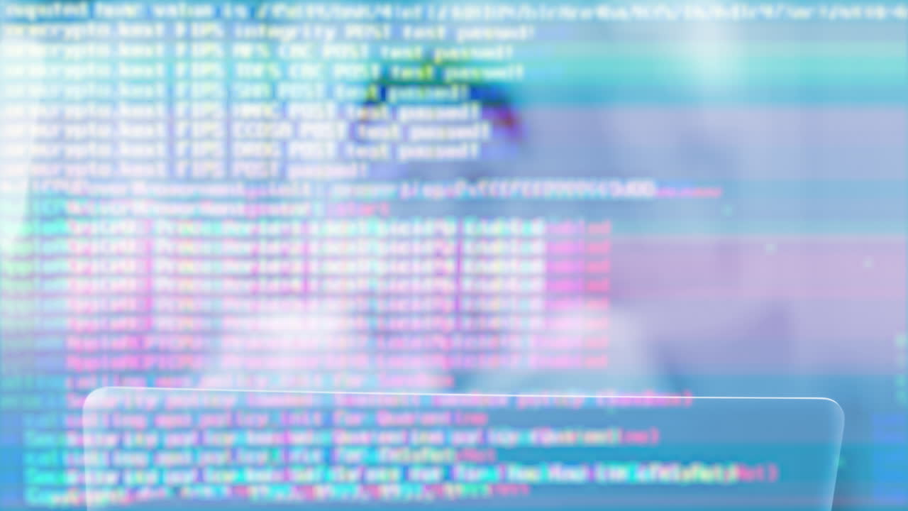 Business woman with techniology data overlayed