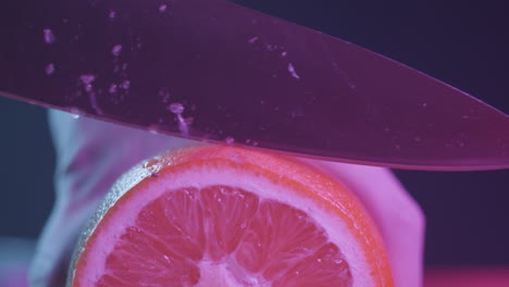 close-up of sliced oranges and grapefruits